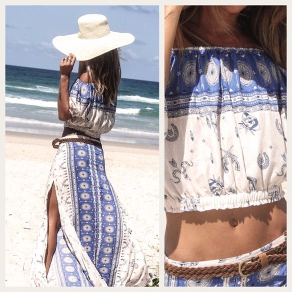 SOLD Spell & Gypsy COYOTE Off Shoulder Top - Picture 5 of 7